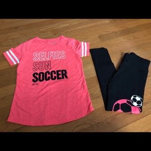 Justice outfit size 10 Soccer